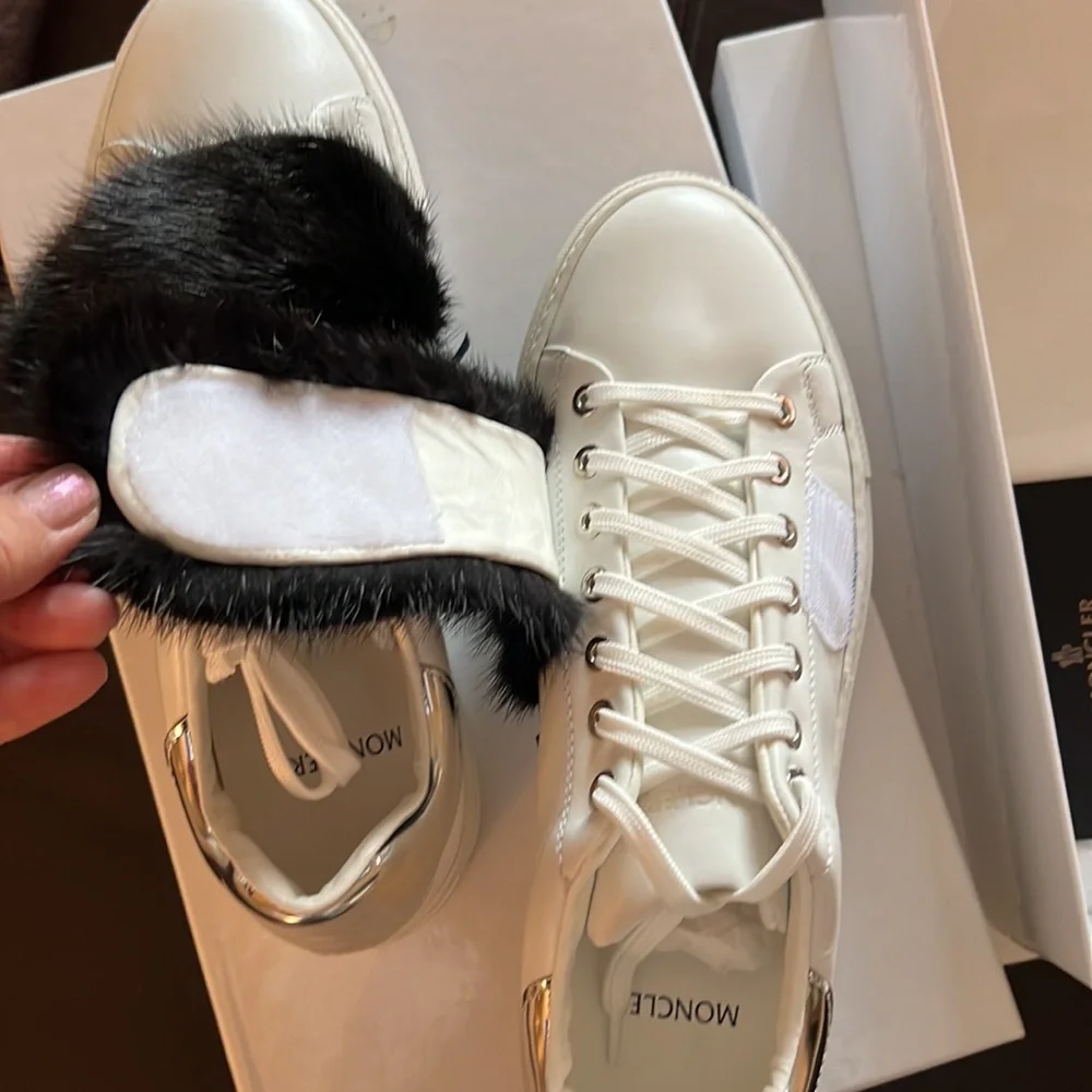 Moncler women fashion sneakers EUR 40 US 10. New and Authentic